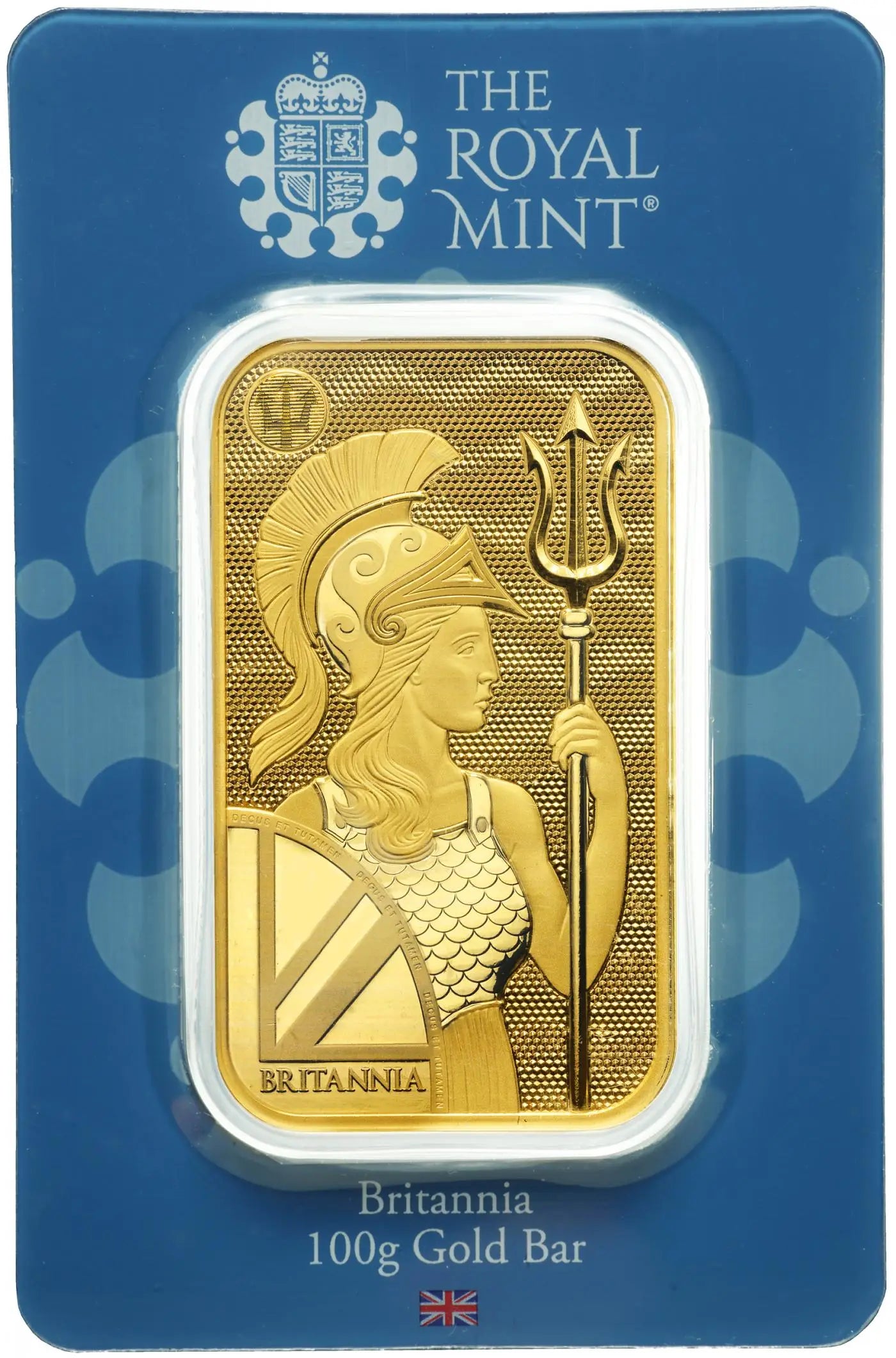 100g Gold 'Britannia' Bullion Minted Bar (Secure)