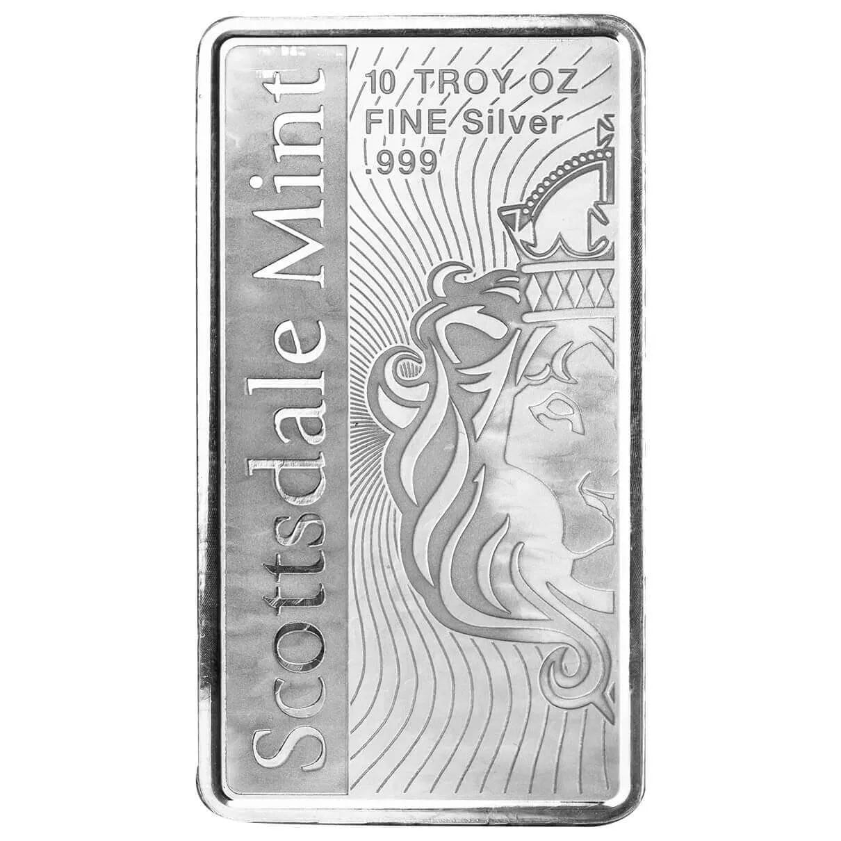 10oz .999 Silver Scottsdale Vortex Bar