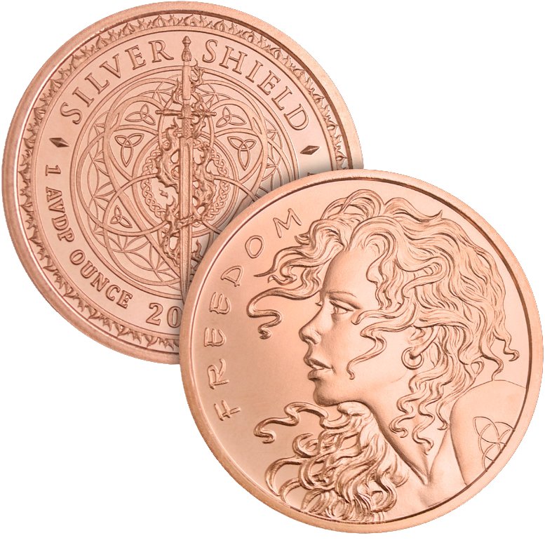 1oz Freedom Girl Copper Round 2026