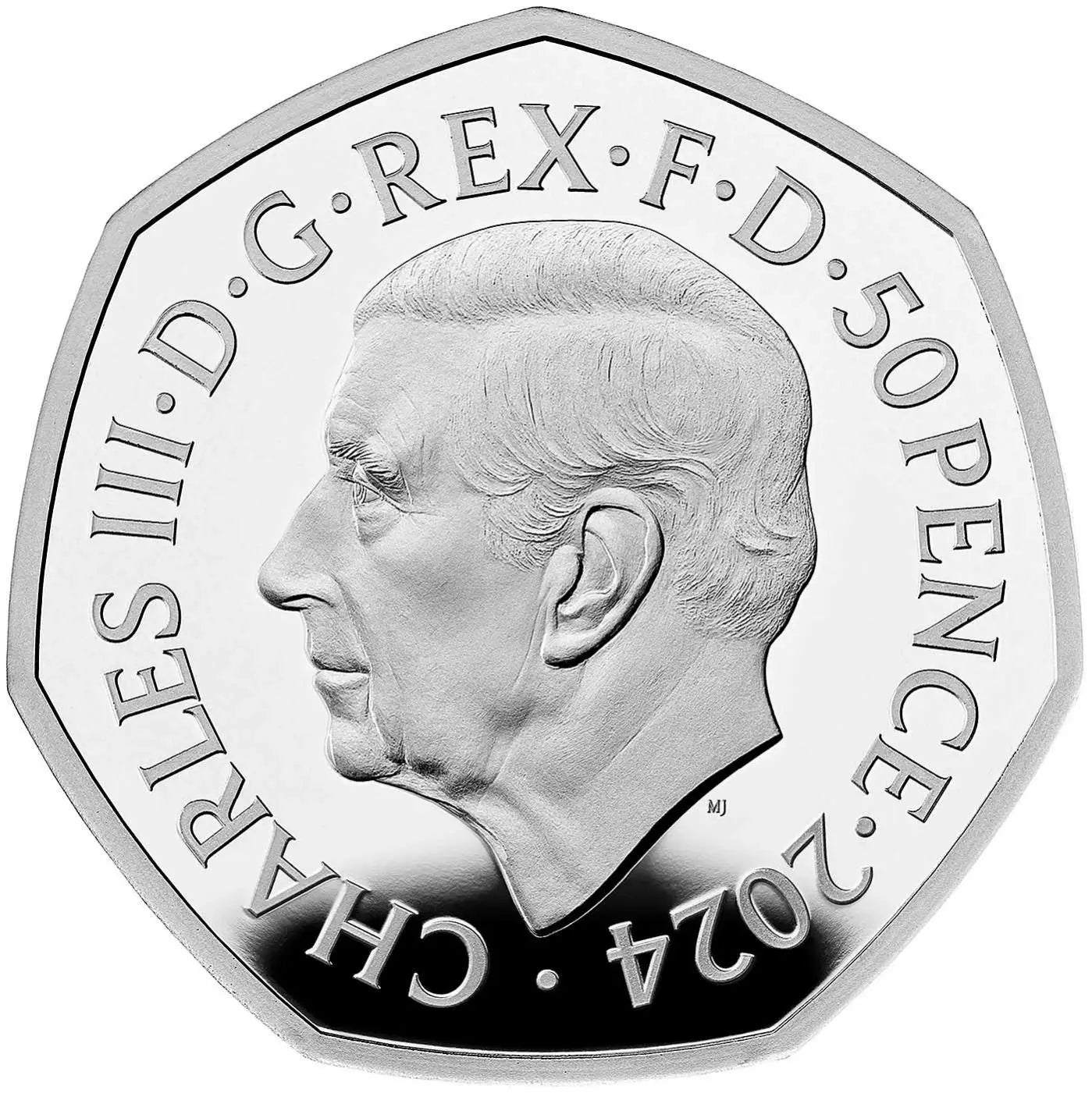 2024 Paris Olympics Team GB Silver Proof Coloured 50p Coin
