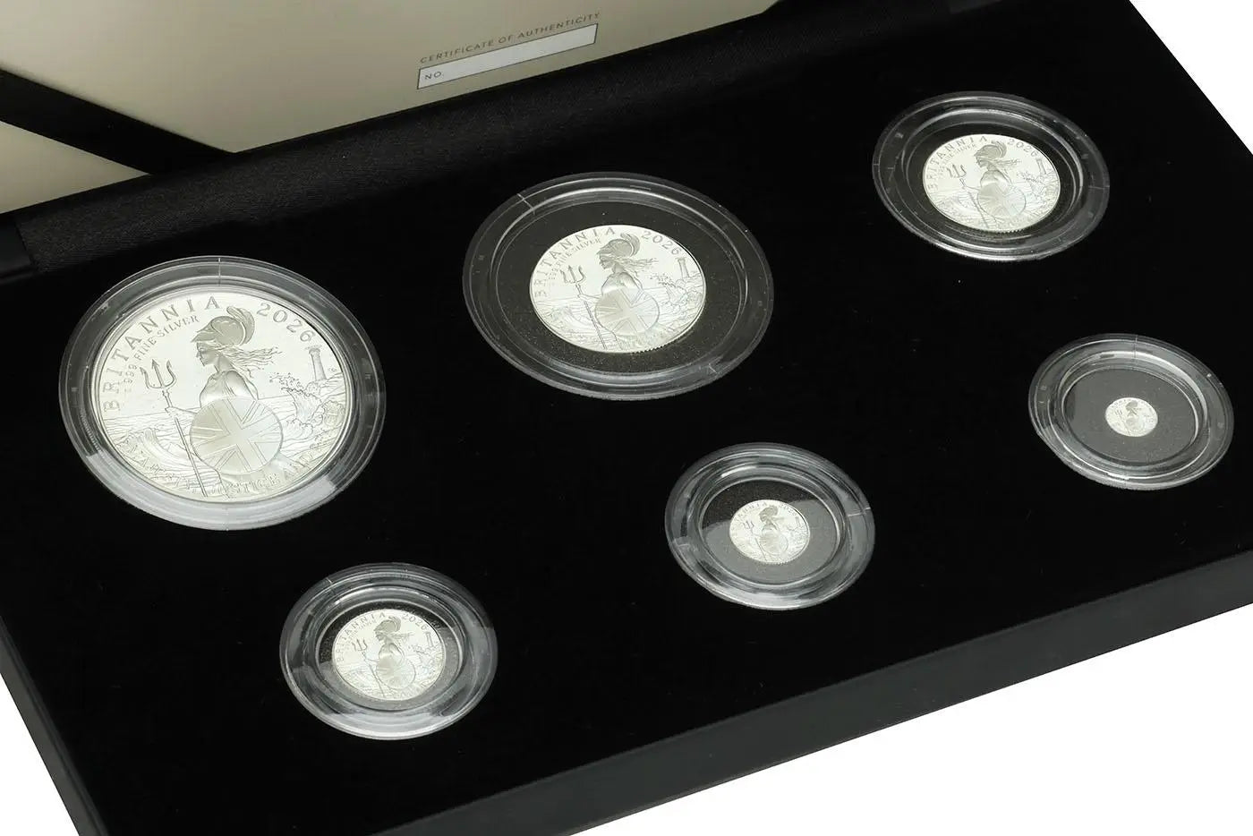2026 Silver Britannia Proof 6-Coin Set