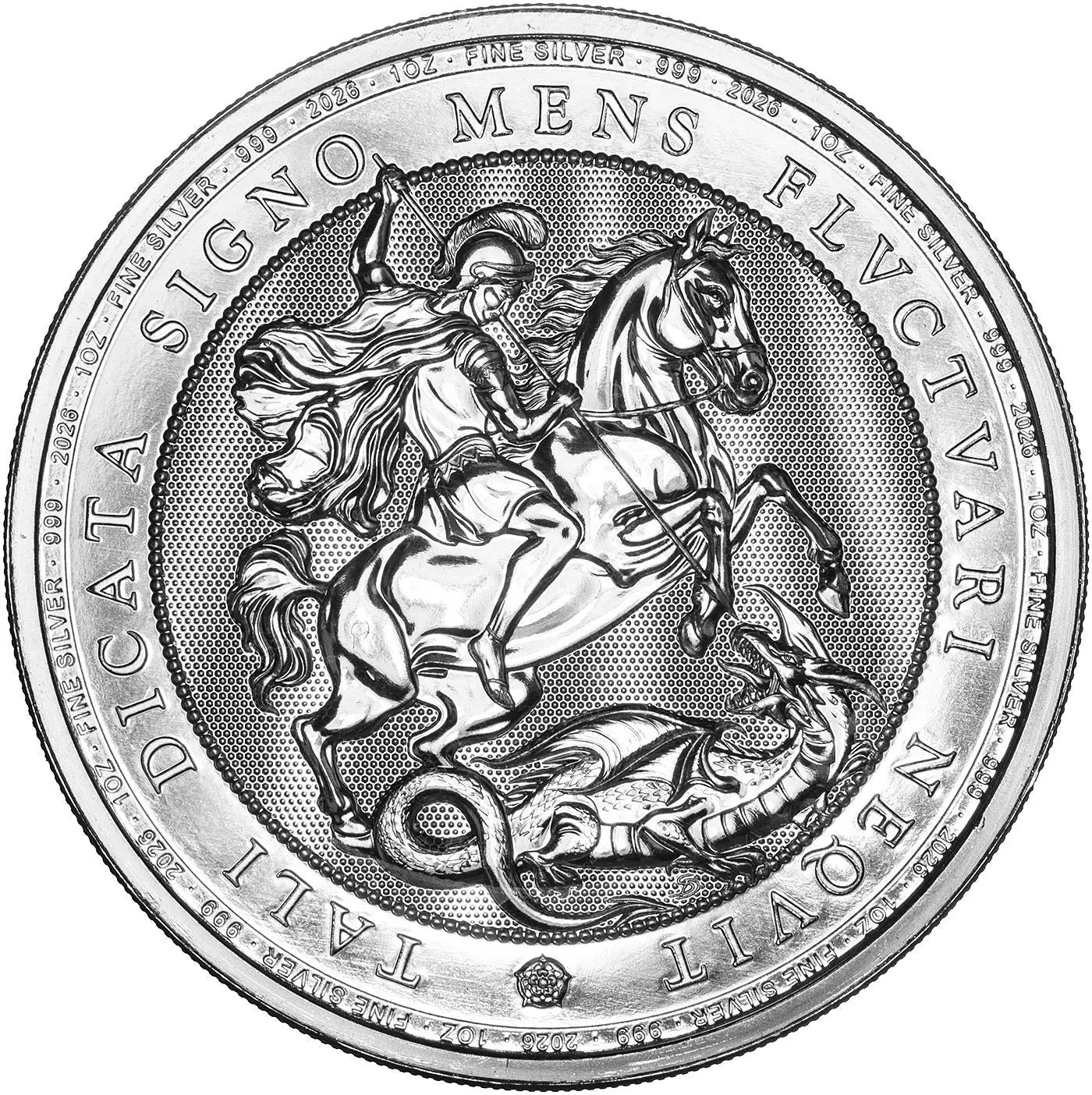 2026 'St George and the Dragon' 1 oz Silver Bullion Coin