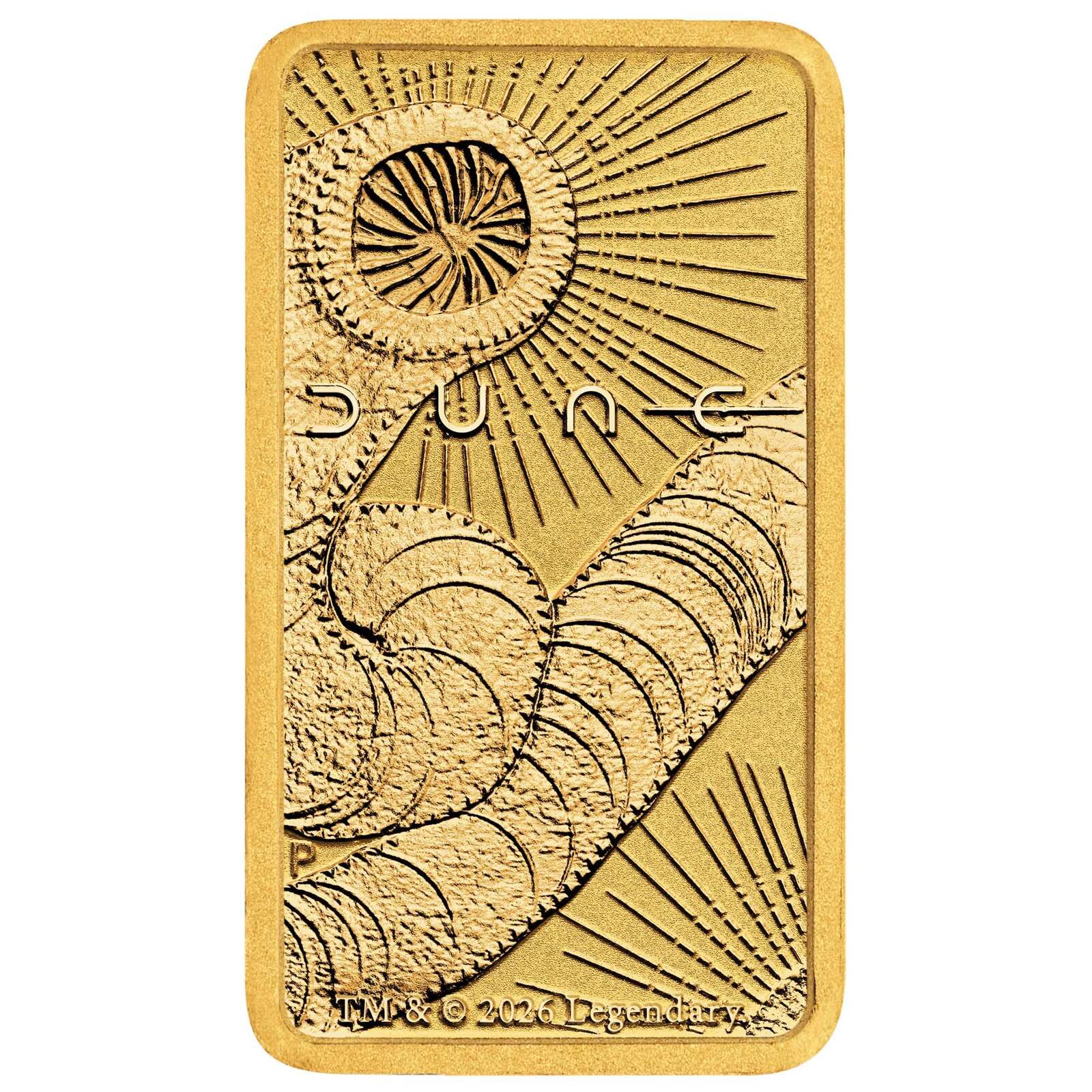 The Perth Mint - DUNE 1g Gold Minted Bar - Limited Edition