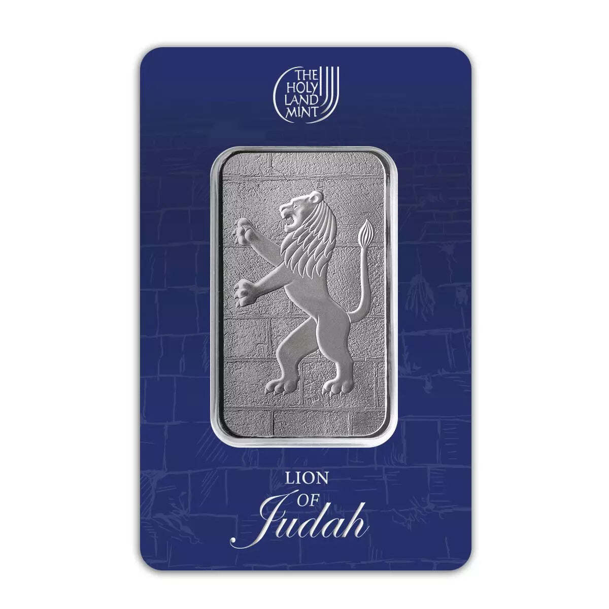 1oz Silver Bar - Lion of Judah - Holy Land Mint