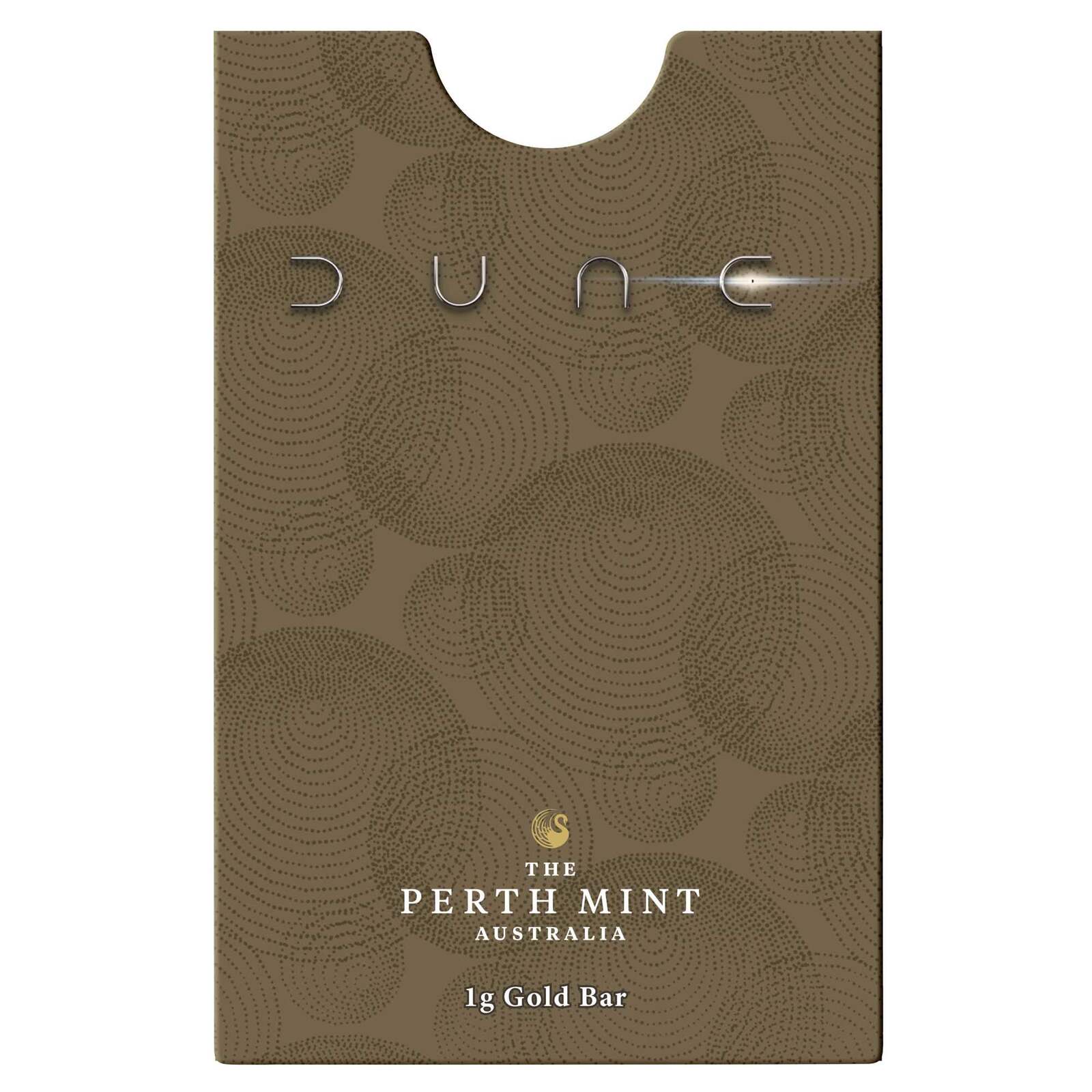The Perth Mint - DUNE 1g Gold Minted Bar - Limited Edition