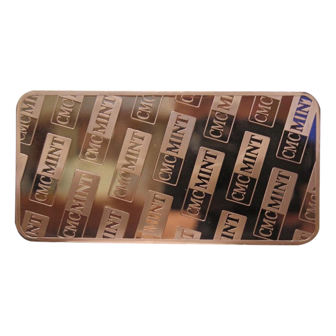 10oz .999 Pure Copper Buffalo Bullion Bar CMC Mint