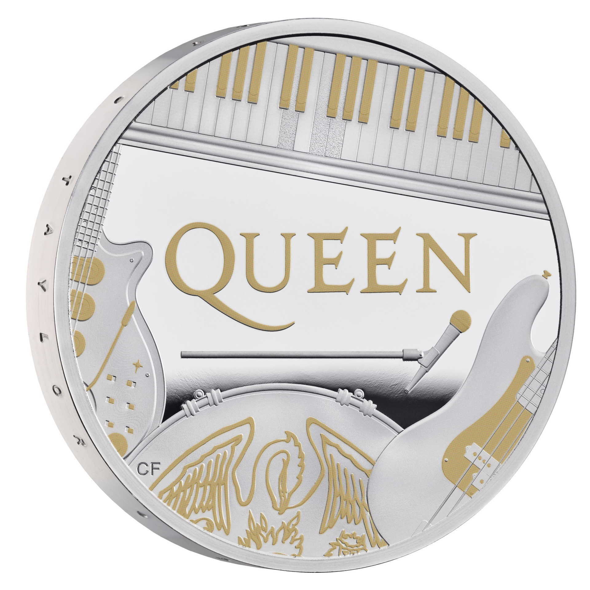 2020 Music Legends Queen £2 Silver Proof 1oz Silver Coin Box COA