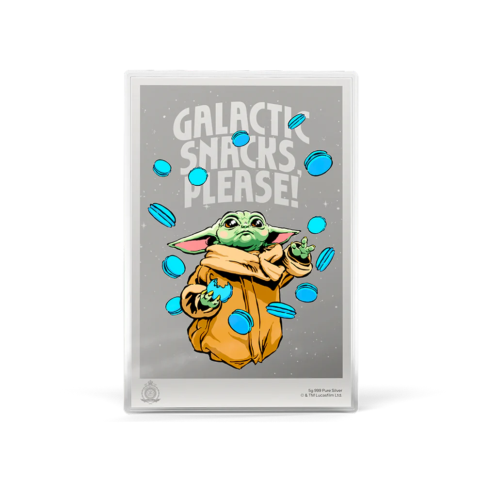 The Mandalorian™ - Wanted: Grogu 5g Silver Collectible Foil