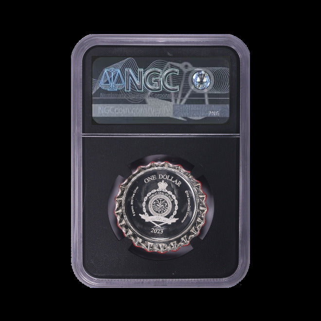 2023 Niue $1 Coca Cola Bottle Cap 6g .999 Silver ULTRA CAMEO PF70 NGC