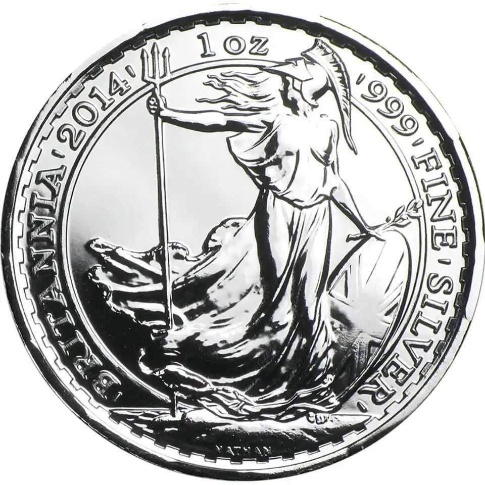 2014 UK Britannia Privy Horse 1oz Silver Coin
