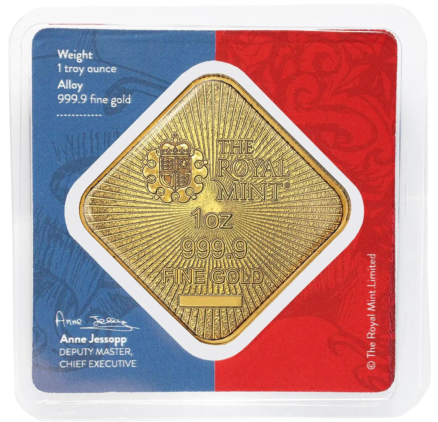 Britannia and Liberty 1 oz Gold Bullion Bar