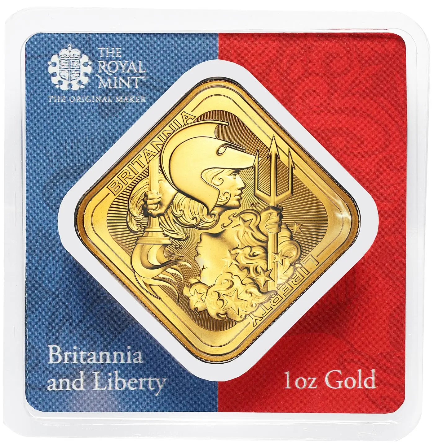 Britannia and Liberty 1 oz Gold Bullion Bar