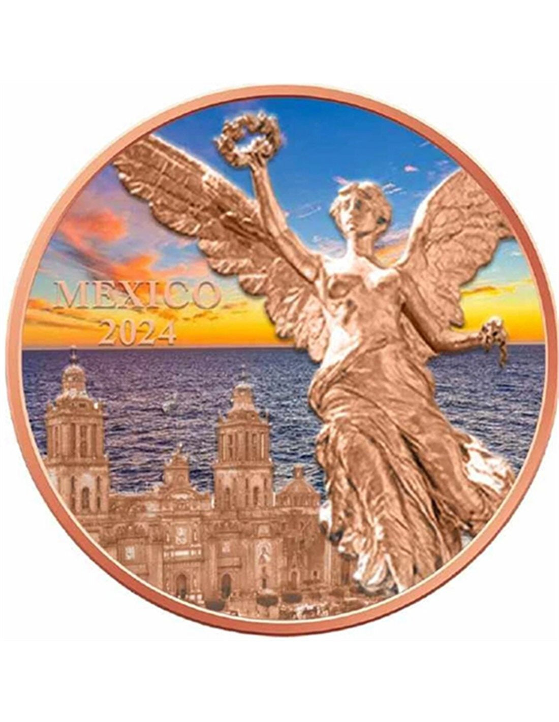 LIBERTAD SUNSET 1 Oz Copper Round 2024