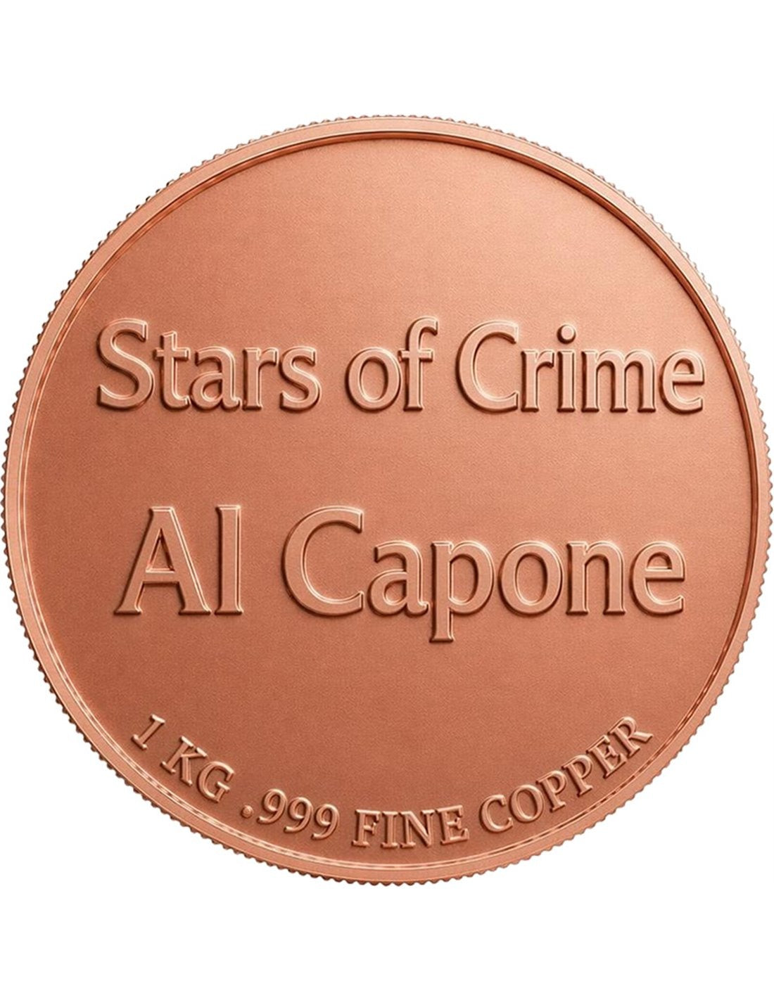 AL CAPONE Stars of Crime 1 Kg Kilo Copper Round 2026