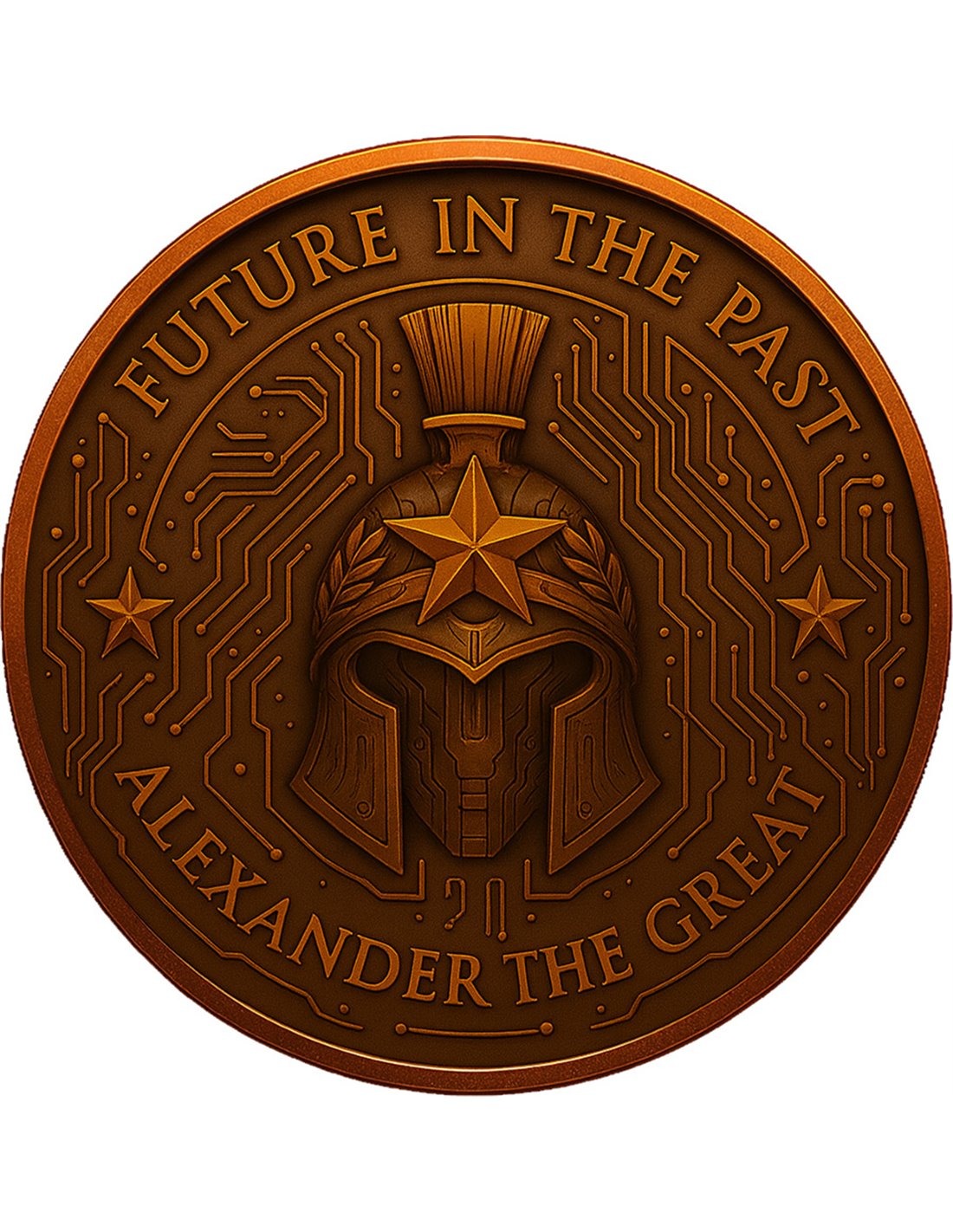 ALEXANDER THE GREAT Greece Future In The past 1 Oz Copper Round Italy 2025