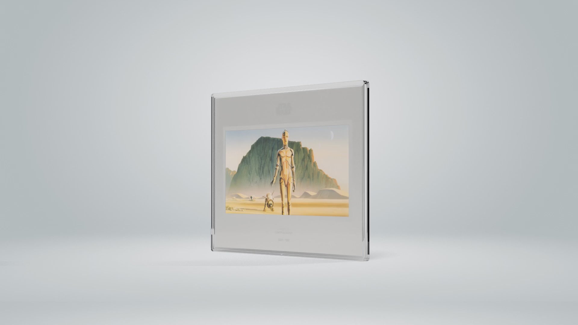 Star Wars™ Concept Art - C-3PO™ and R2-D2™ 1oz .999 Silver